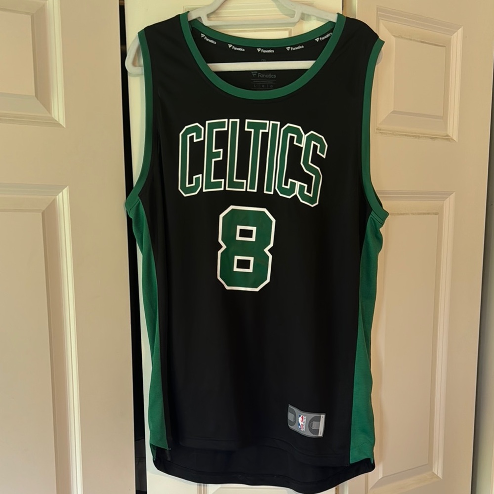 Fanatics Black and Green Celtics Game Jersey